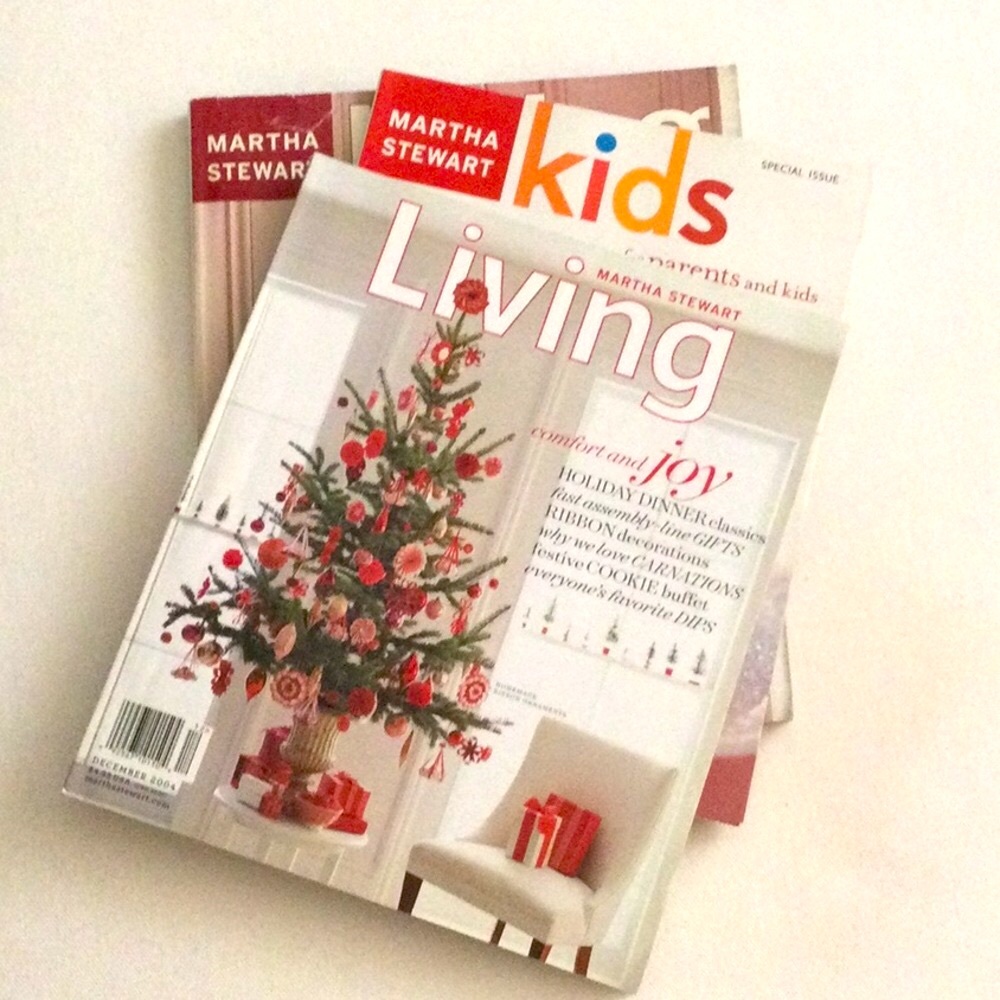 Vintage Martha Stewart Living Holiday Magazines - December Editions